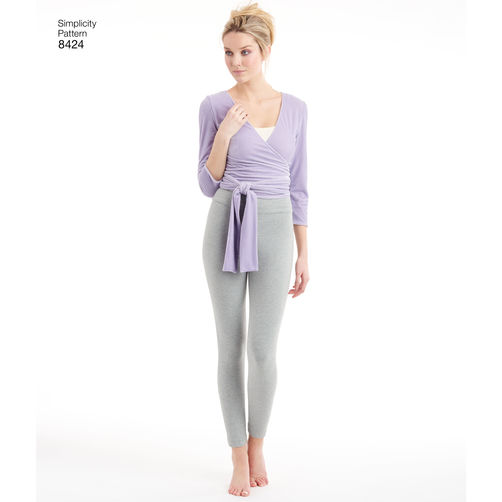 Simplicity Ballet Leggings and Tops S8424