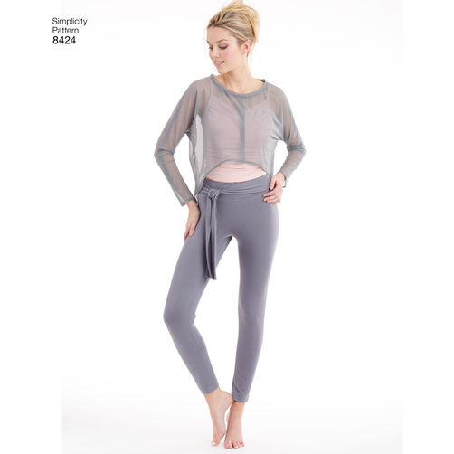 Simplicity Ballet Leggings and Tops S8424