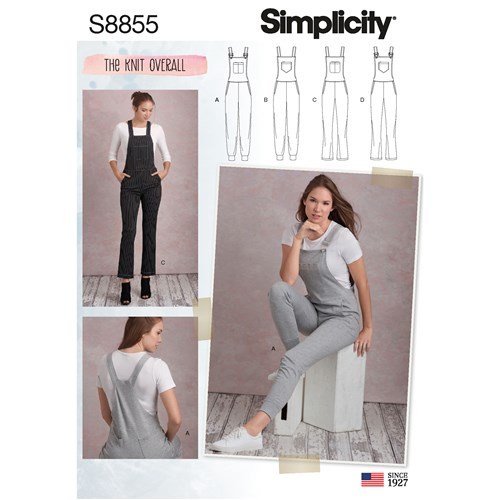 Simplicity Overalls S8855
