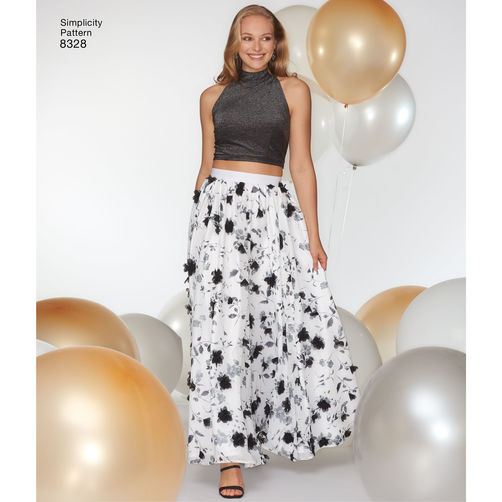 Simplicity  Skirts and Tops S8328