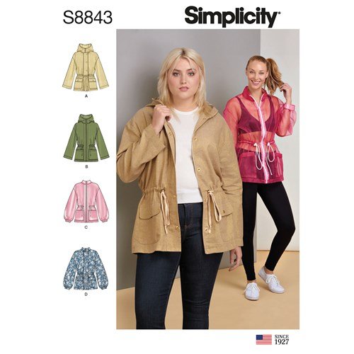 Simplicity Anorak Jacket S8843