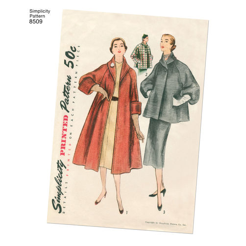 Simplicity Vintage Coat or Jacket S8509