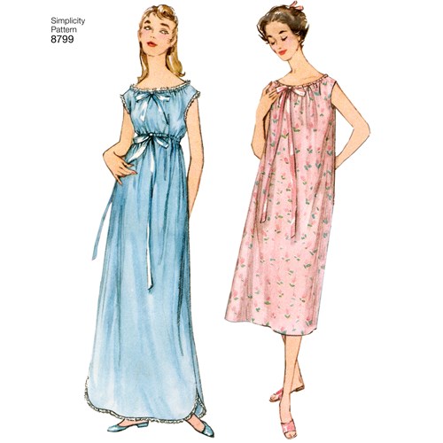 Simplicity Vintage Nightwear S8799