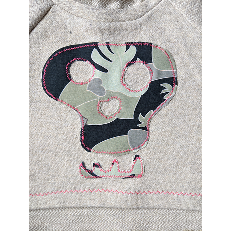 Pattern Paper Scissors Sparrow Sweatshirt & Dress