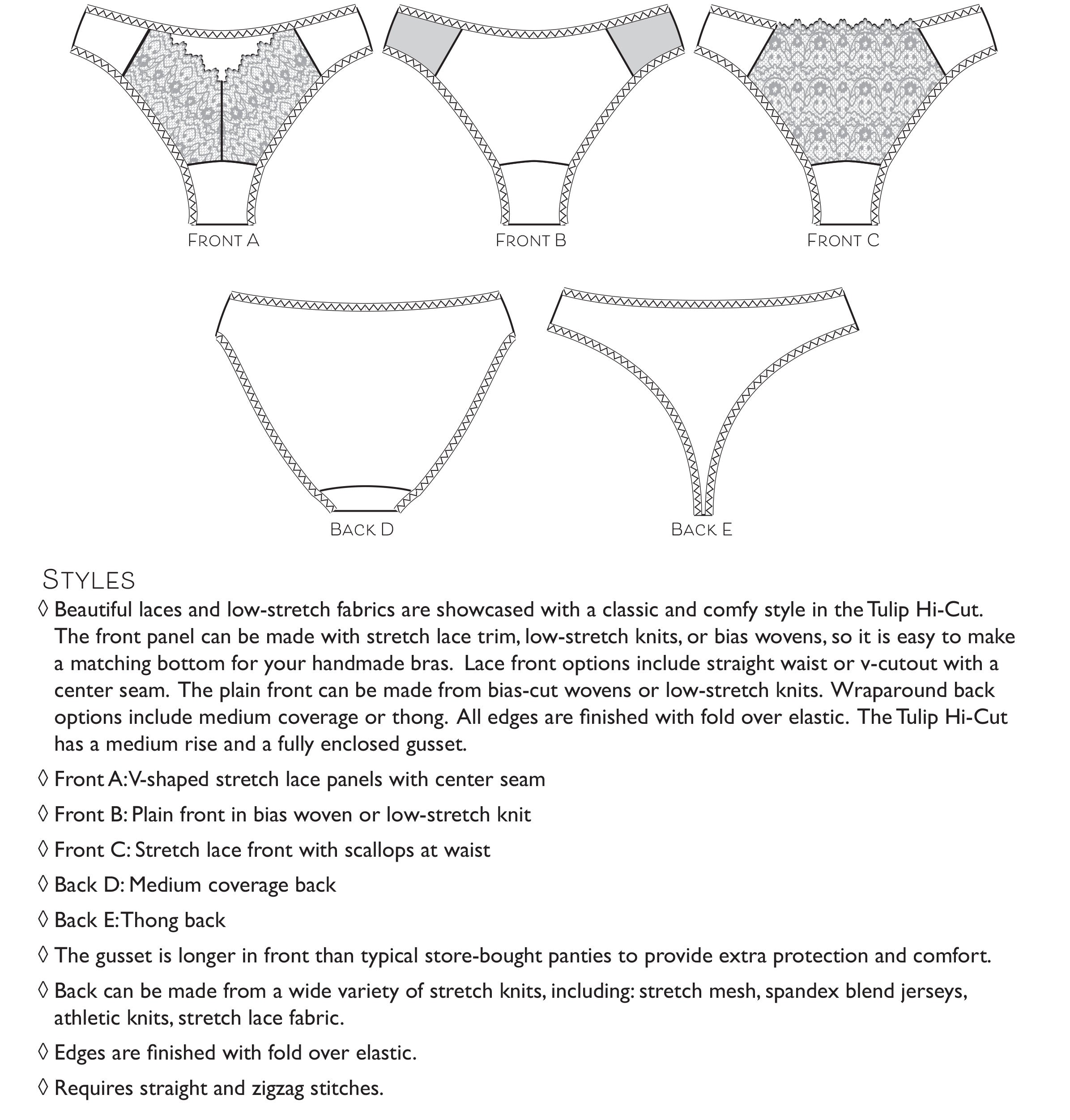 Primrose Dawn Tulip Hi-Cut Panty PDF