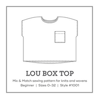 Sew DIY Lou Box Top – The Fold Line