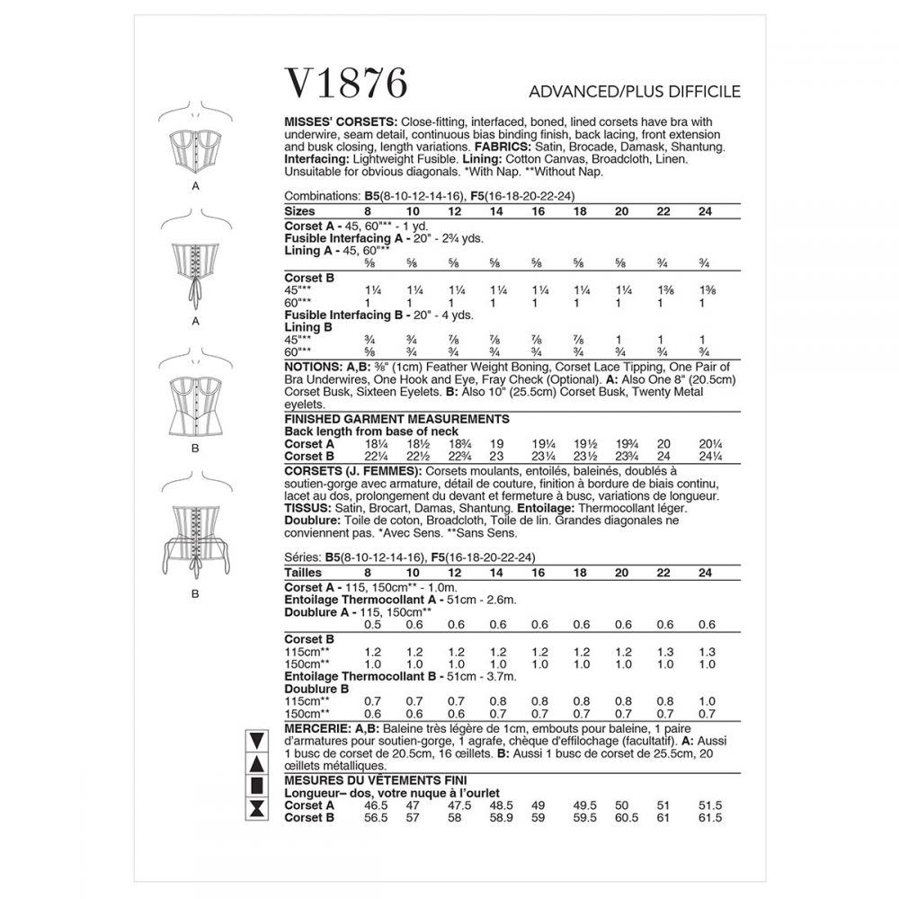 Vogue Corsets V1876