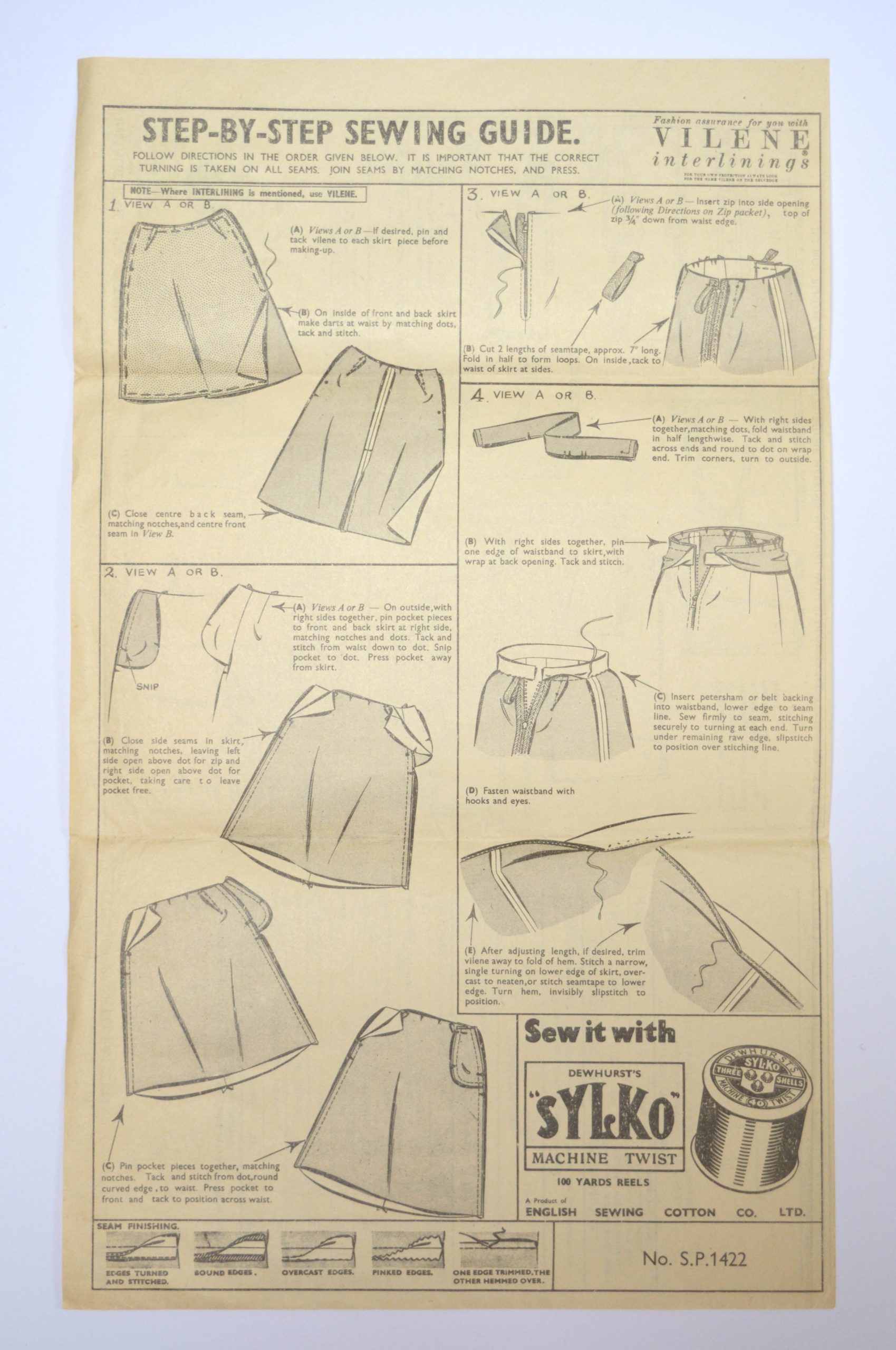 Following a 1940's Pants Pattern : Sewing through the Decades