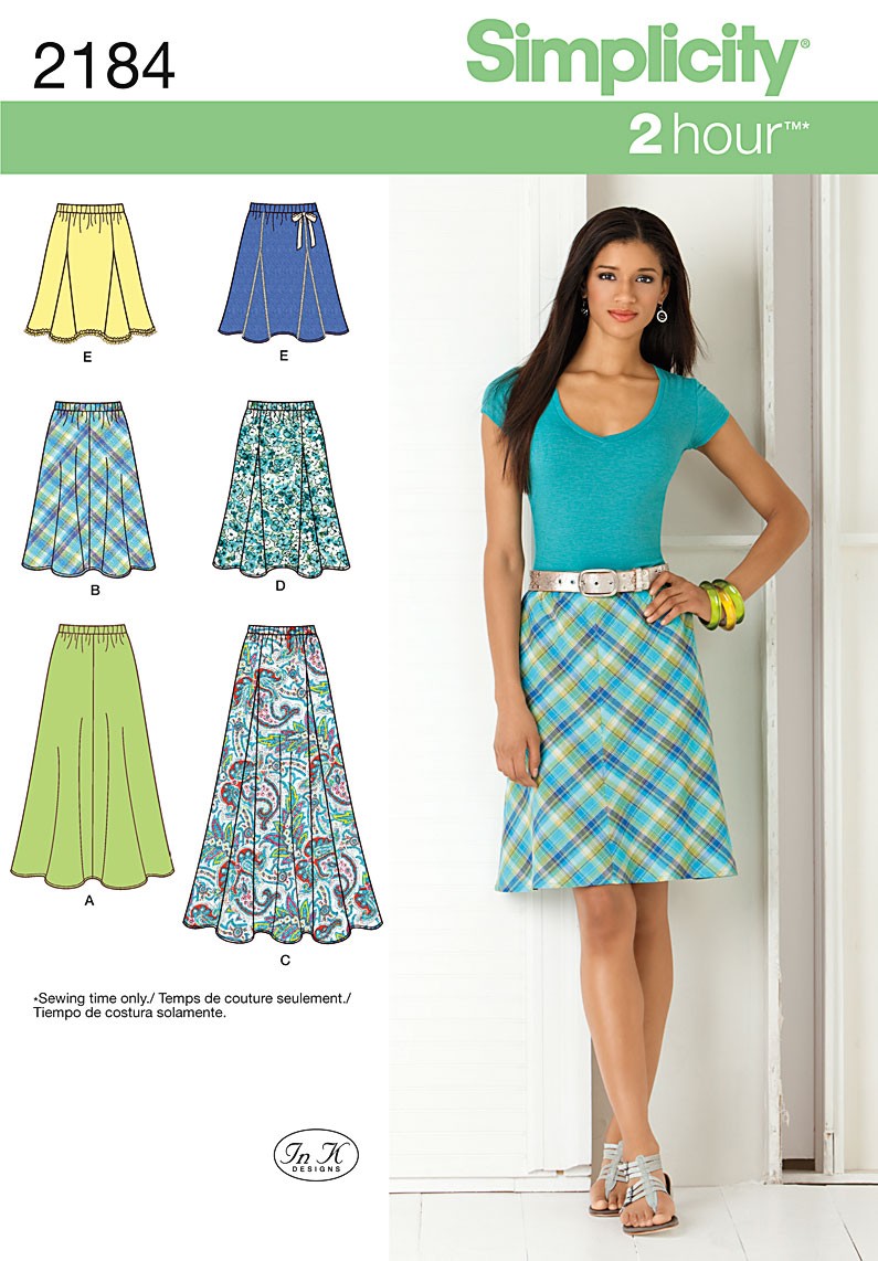 Simplicity Skirt S2184 - The Fold Line