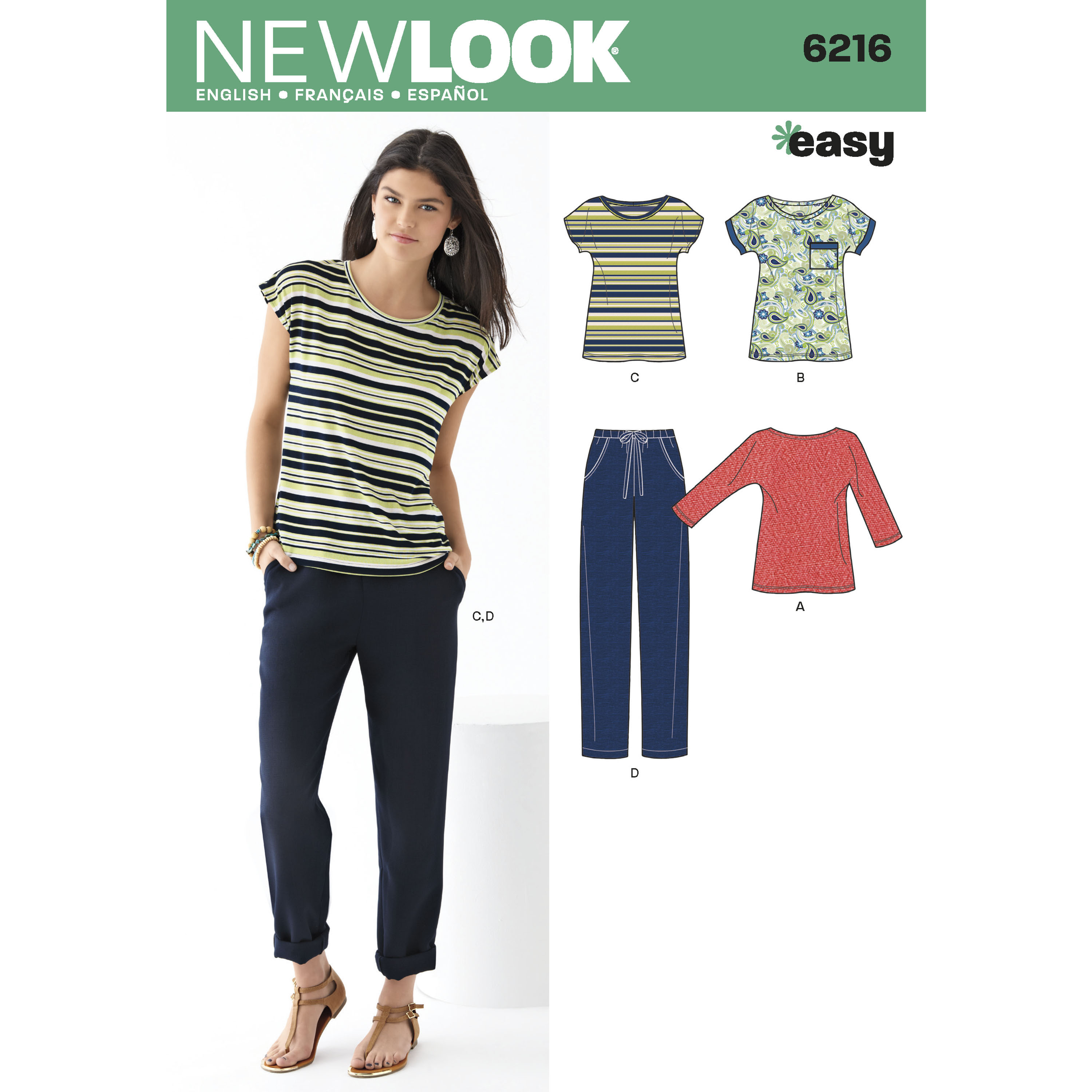 New Look Top and Trousers N6216 - The Fold Line
