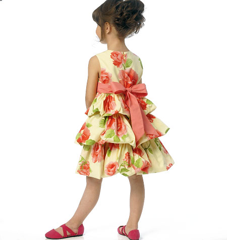 Butterick Patterns 6161 CDD,Childrens/Girls Dress,Sizes 2-3-4-5