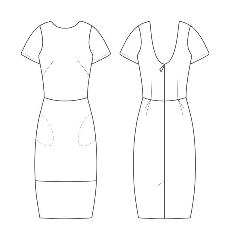 The Avid Seamstress Shift Dress - The Fold Line