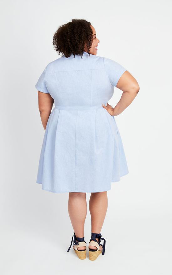 Dress Pattern Lenox Shirtdress Paper Pattern Sizes 12 to 32  by Cashmerette