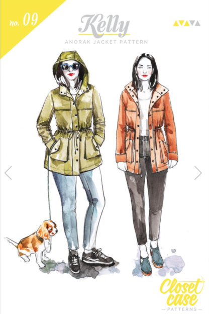 Buy the Kelly anorak sewing pattern from Closet Case Patterns on The Fold Line