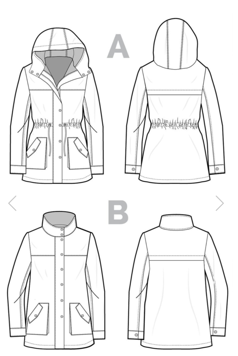 The Kelly Anorak Jacket Sewing Pattern - Closet Core Patterns ...