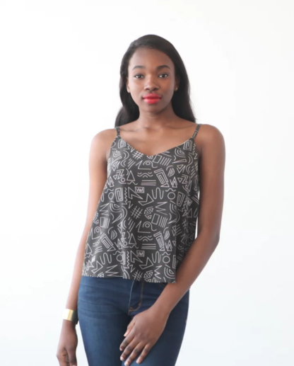 Buy the Ogden cami top sewing pattern from True Bias from The Fold Line