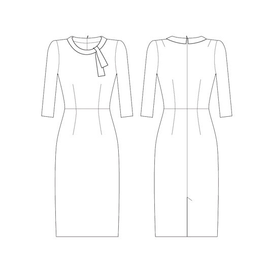 The Joan Dress Sewing pattern - Sew Over It available on The Fold Line