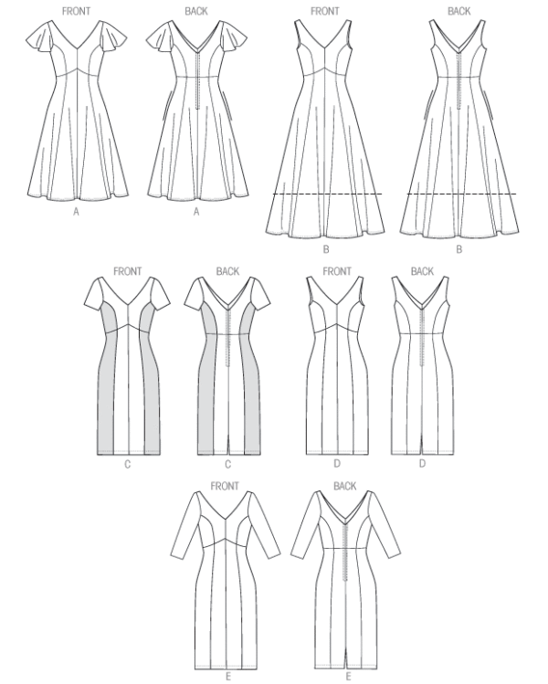Vogue Dress V8997 - The Fold Line