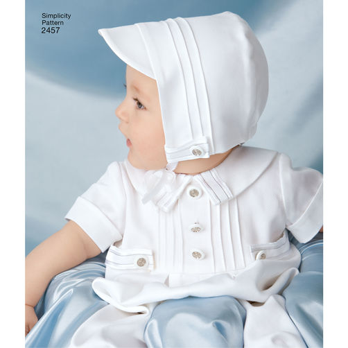 McCall's Pattern Infants' Christening Gown, Rompers with Snap Crotch in 2  Lengths All Sizes in 1 Envelope - Walmart.com