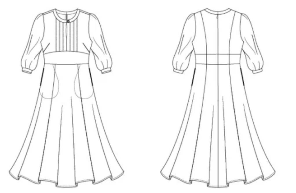 Itch to Stitch Giverny Dress - The Fold Line