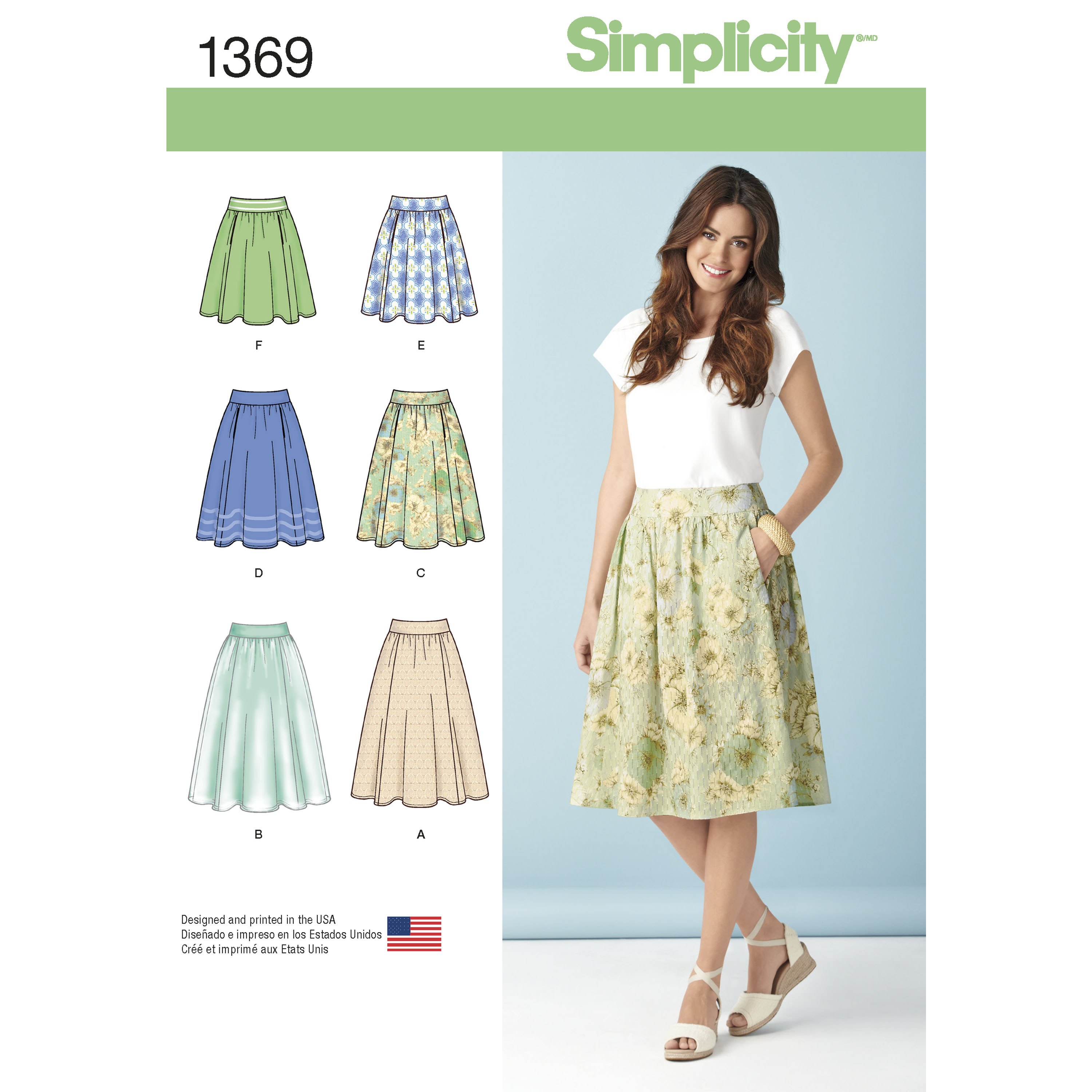 Simplicity Skirt S1369 - The Fold Line