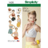 Simplicity #1426 1950's Vintage Misses' Bra Top - Sizes 4-12 Uncut Pattern