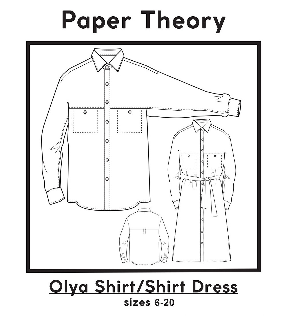  Olya  Shirt  and Dress  PDF The Foldline