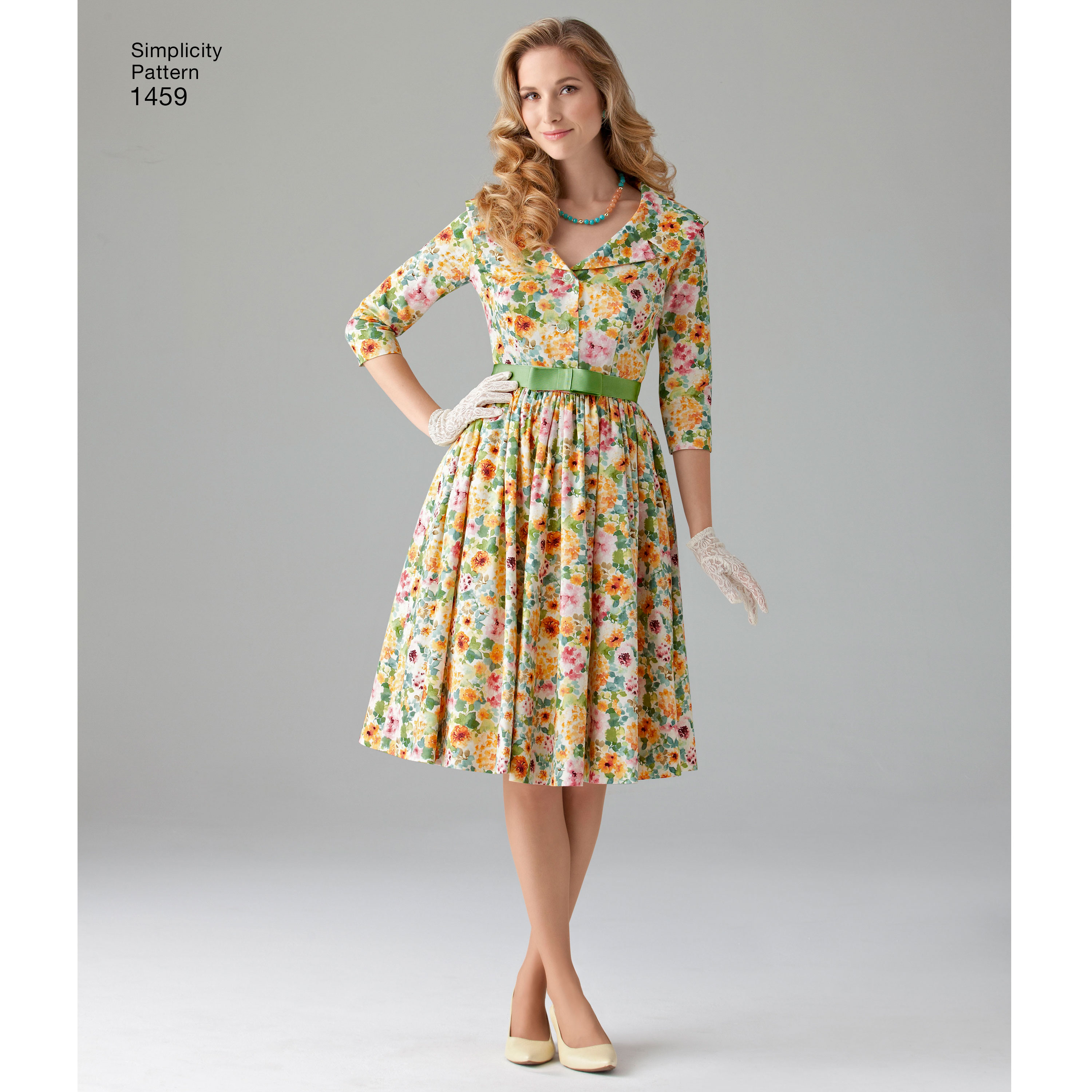 Simplicity 1950's Vintage Dress S1459 - The Fold Line