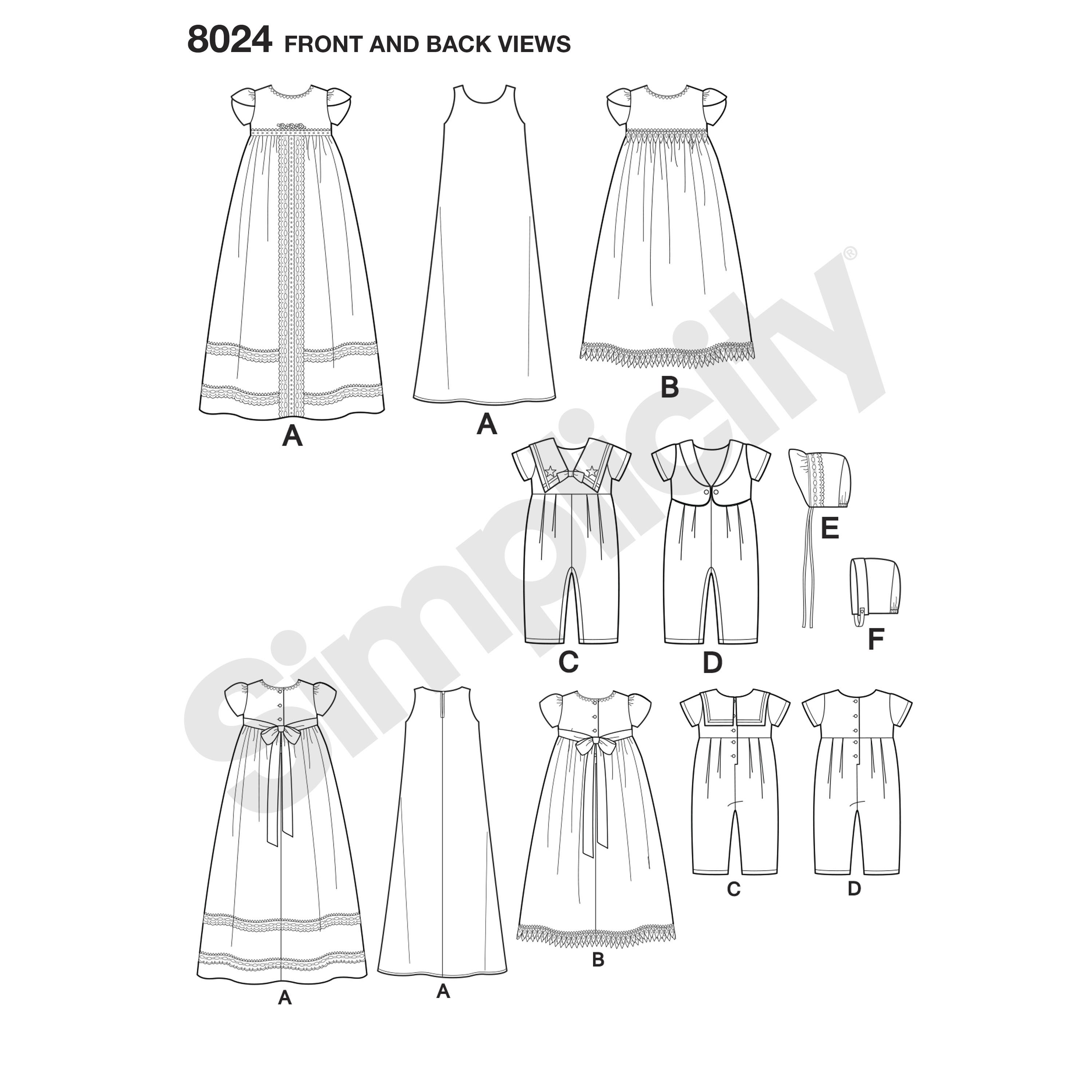 Rowan Christening Dress PDF Pattern Summerlite 4ply | Outback Yarns