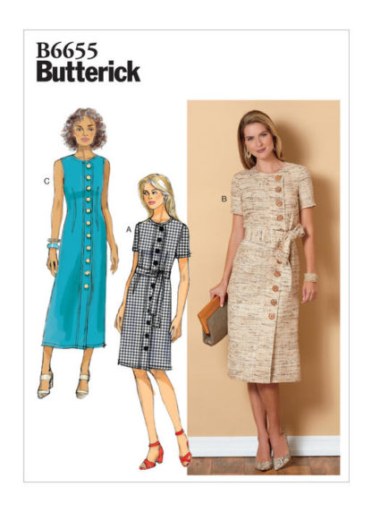 Butterick Dress B6655 - The Fold Line
