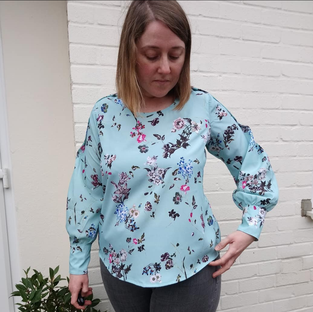 The Josie Blouse - Experimental Space - The Fold Line