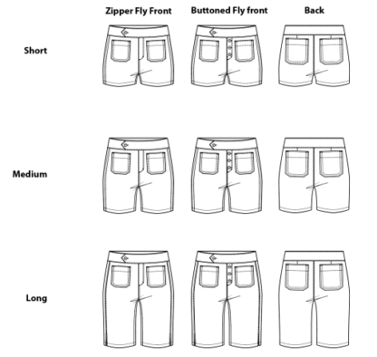 Itch to Stitch Hermosa Shorts - The Fold Line