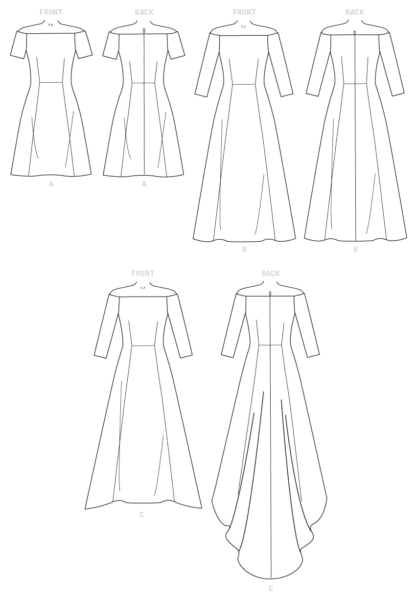 Butterick Dresses B6639 - The Fold Line
