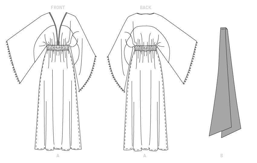 Vogue Dress V1627 - The Fold Line