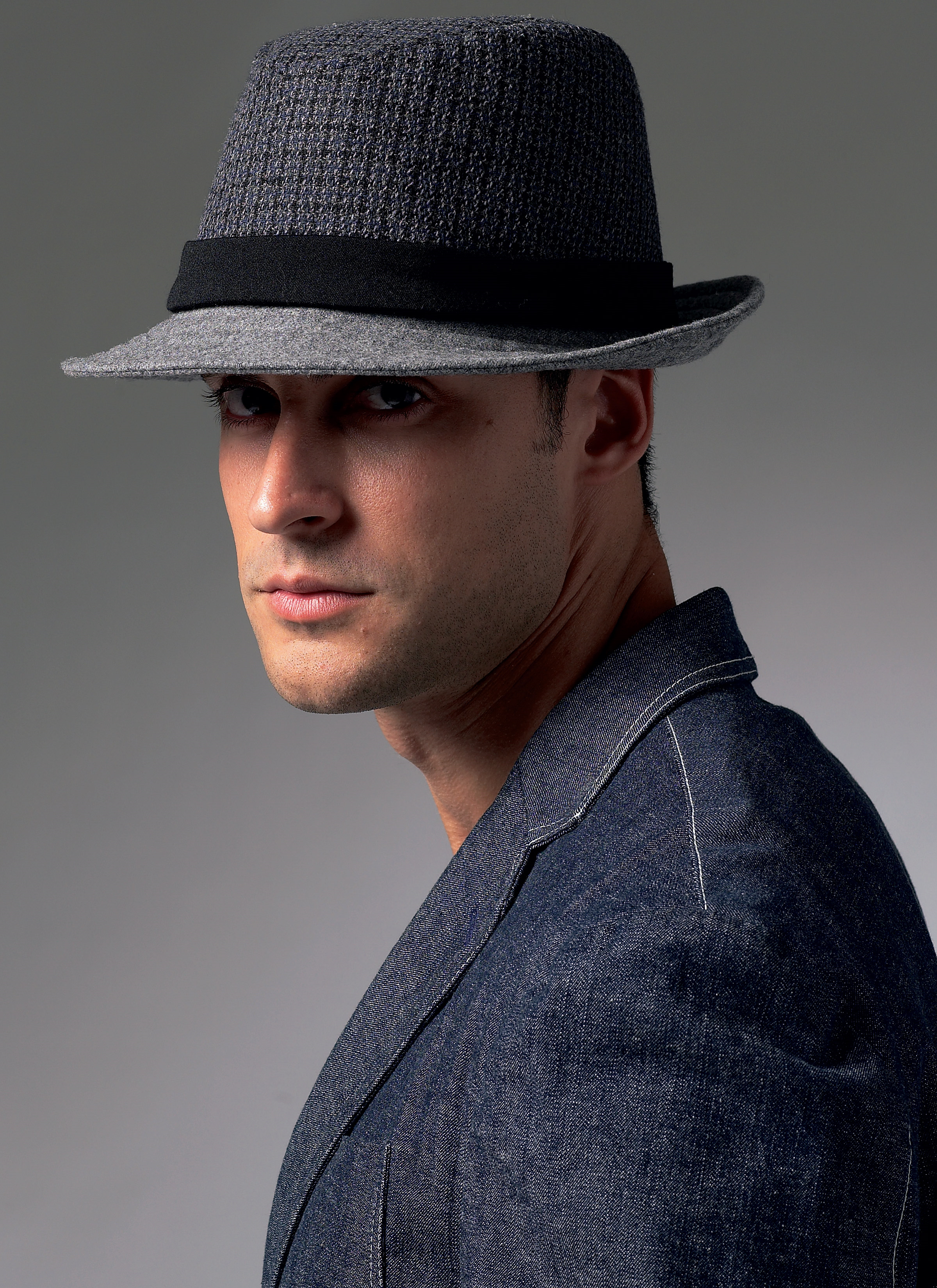 V8869 Vogue 8869 Sewing Pattern 5 Hats Men's in 3 Styles Sizes S-M-L-XL Chapeaux 