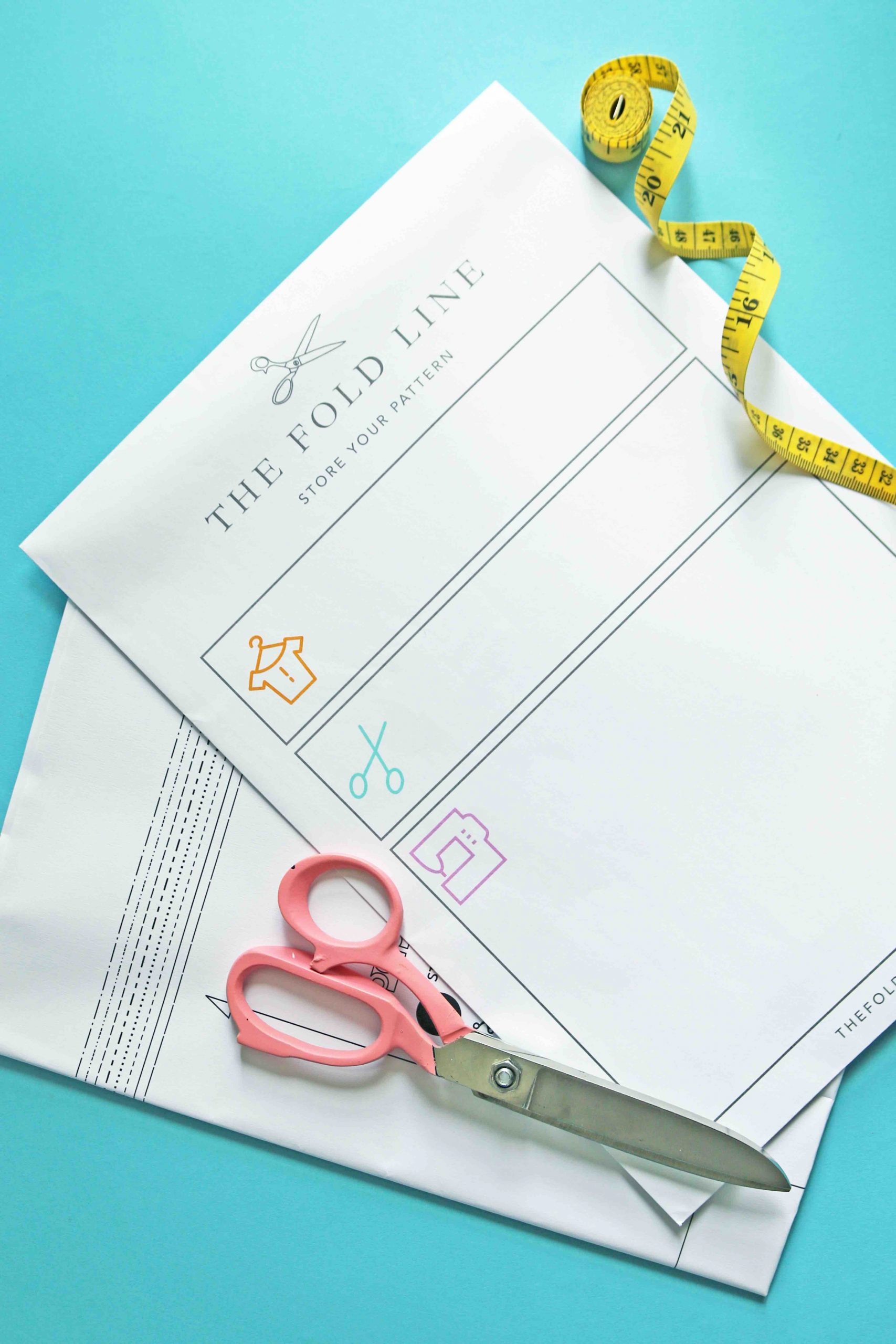 Sewing pattern storage envelopes - The Fold Line