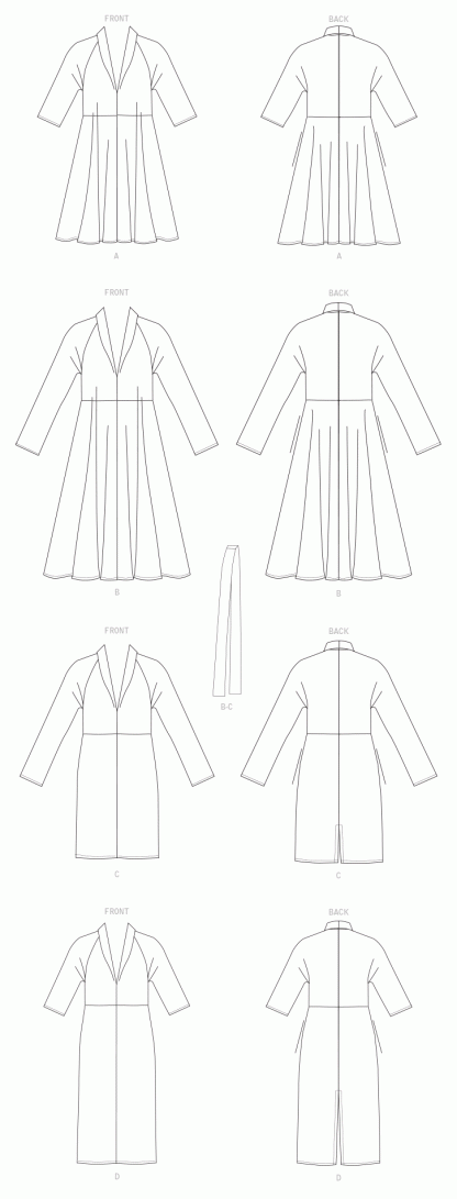 Vogue Dress V1653 - The Fold Line