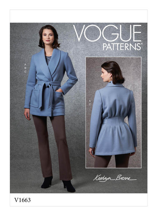 Vogue Jacket, Top and Trousers V1663 - The Fold Line