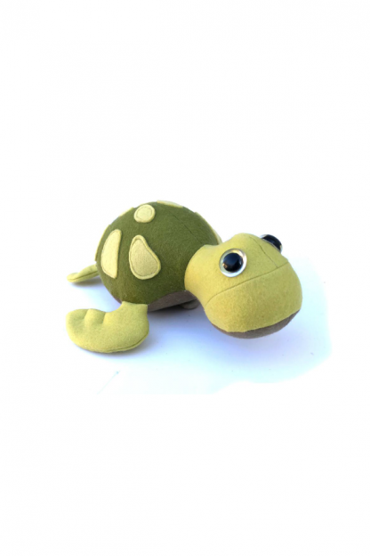 Turtle shaped toy, Baby Sea Turtle Soft Toy sewing pattern by Crafty Kooka. A soft toy pattern made in wool felt, cotton, linen, plush or minky fabrics. Sew your very own baby sea turtle with this unique and imaginative pattern.