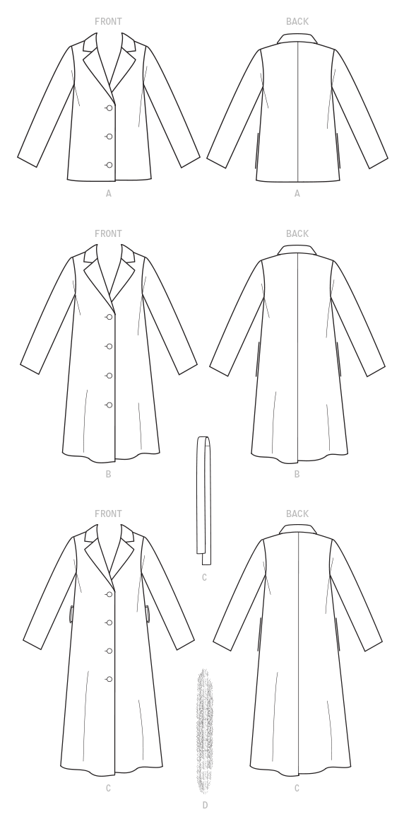 McCalls Coats and Jacket M8013 - The Fold Line