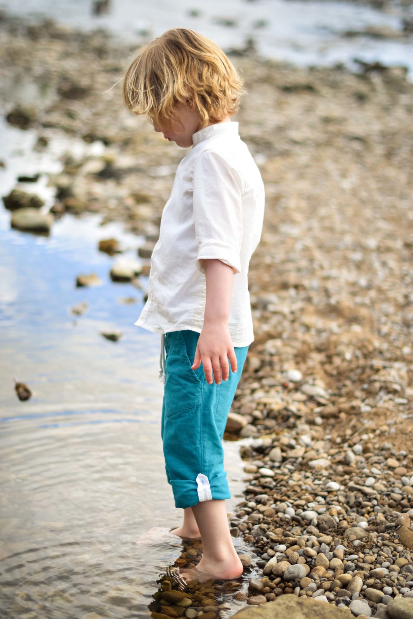 Waves & Wild Baby/Child High Tide Trousers - The Fold Line