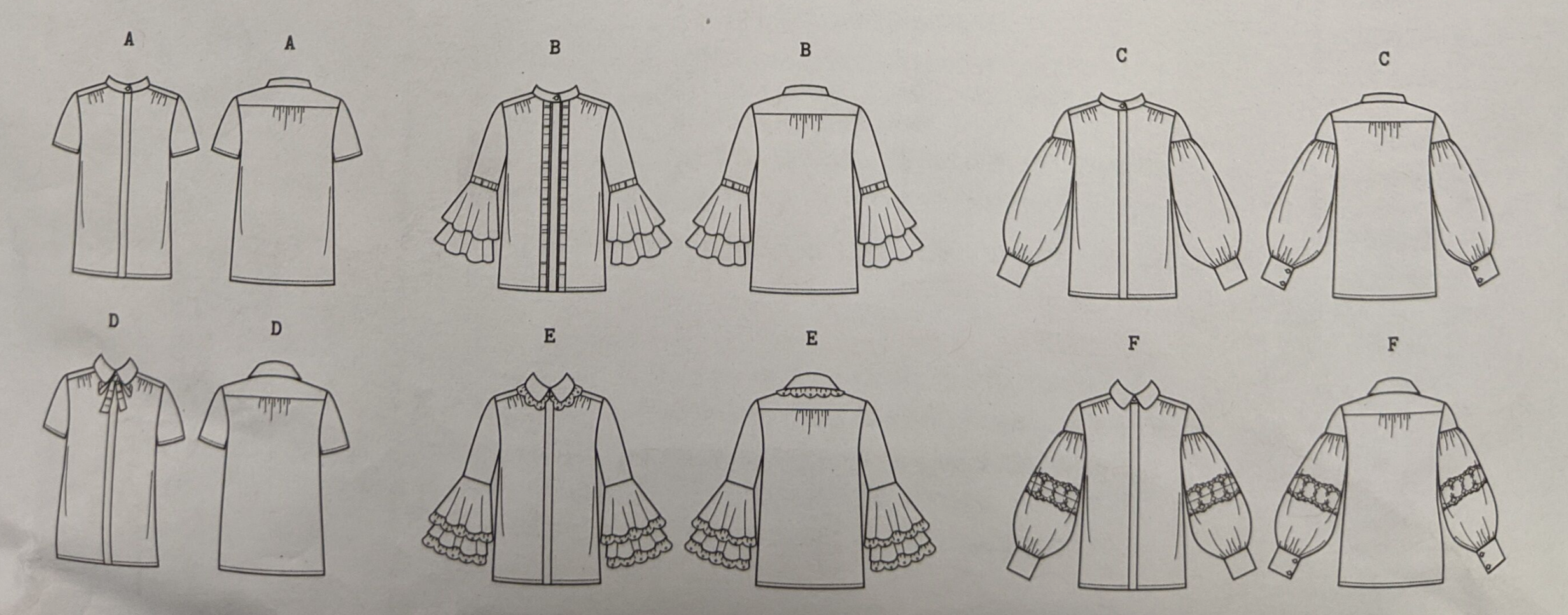 Liberty Sewing Patterns Thea Boho Sleeve Shirt - The Fold Line