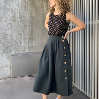 Buy the Madden Skirt sewing pattern from Tessuti Fabrics on The Fold Line.