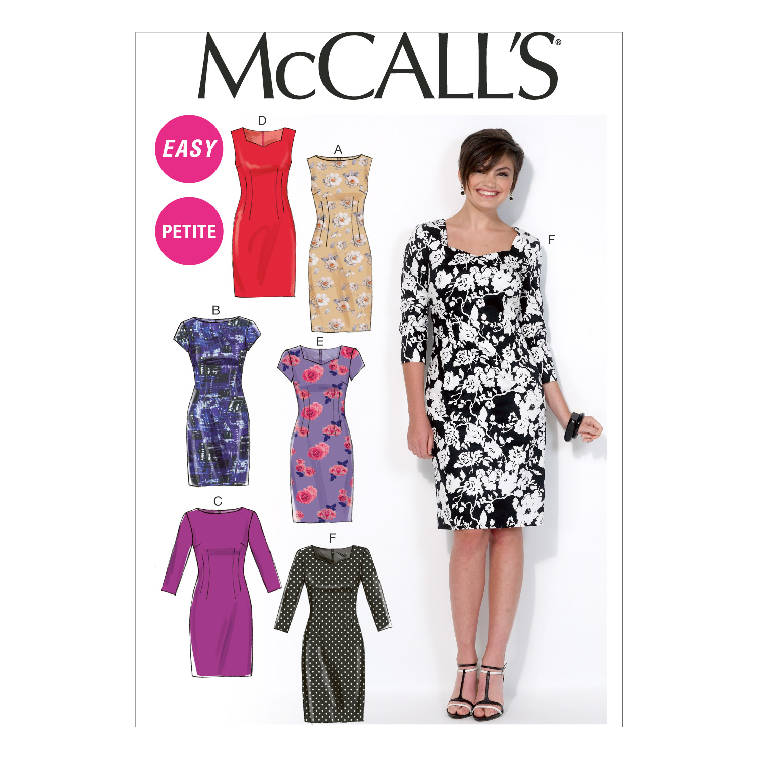 McCalls Dresses M7085 - The Fold Line