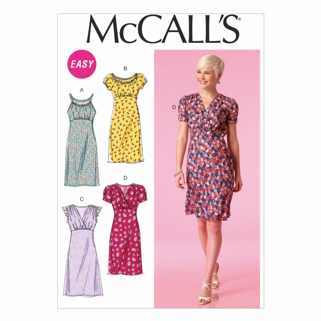 McCalls Dresses M7116 - The Fold Line