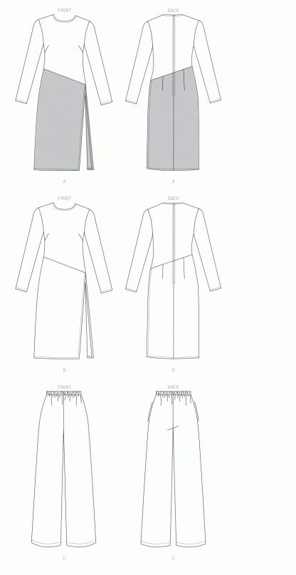 Vogue Tunic and Trousers V1686 - The Fold Line
