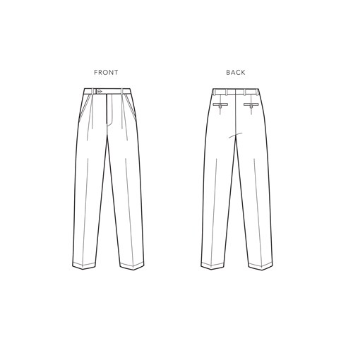 Simplicity Men's Trousers S9043 - The Fold Line