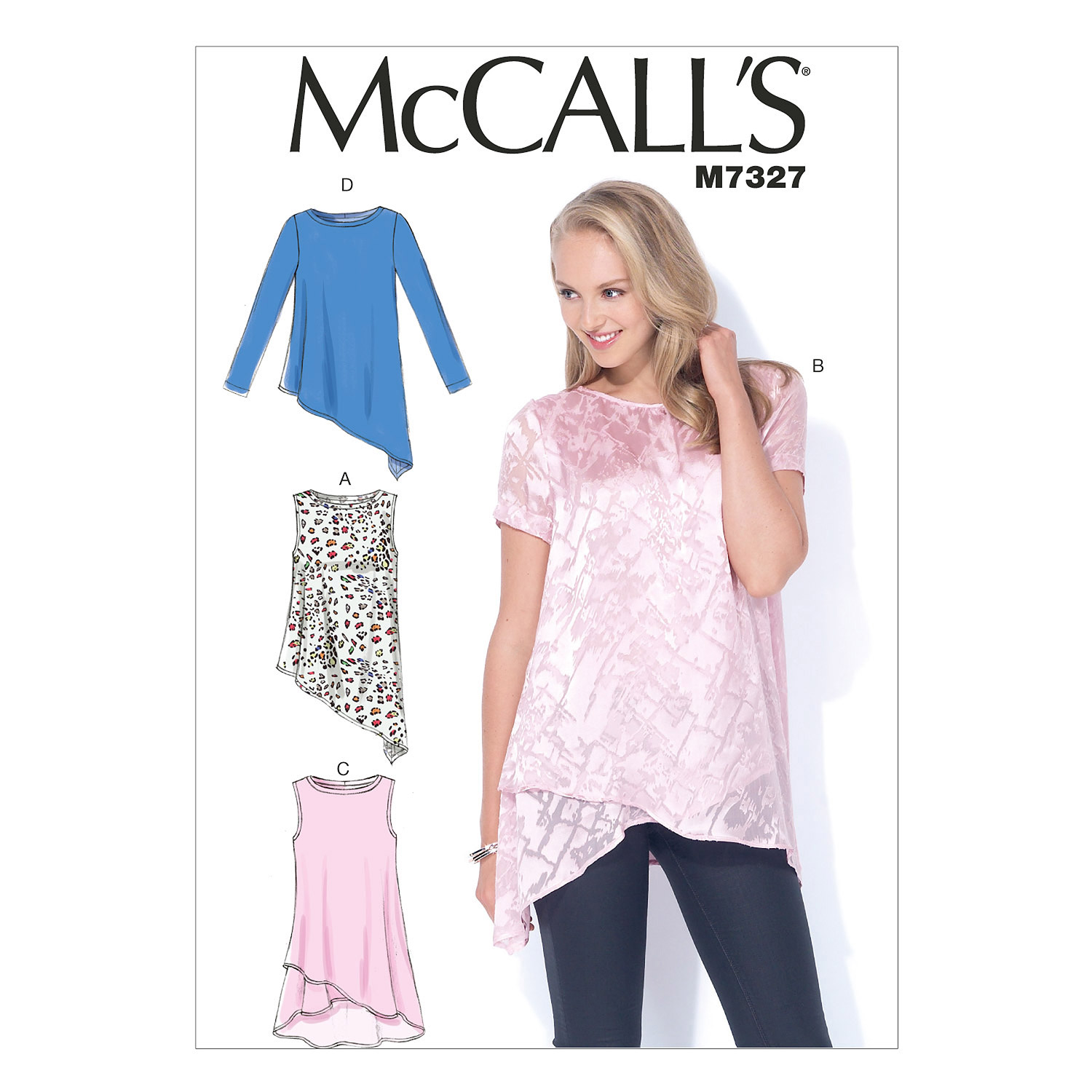 McCalls Tops M7327 - The Fold Line