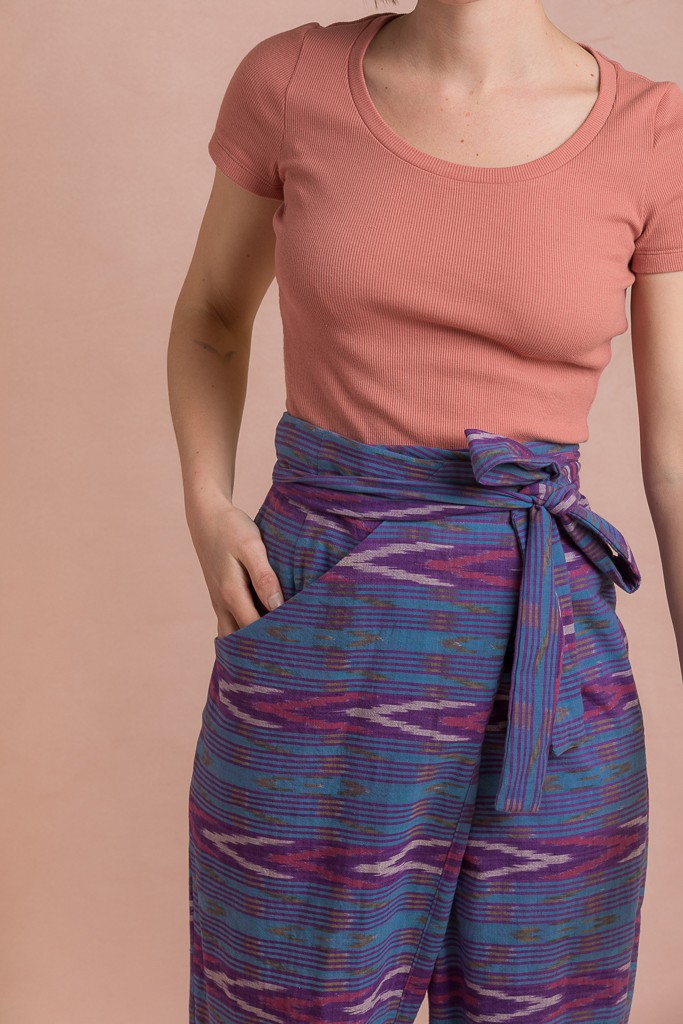 NEW: Wrap Trousers / Skirt (Red Trim) – Suzie Bidlake