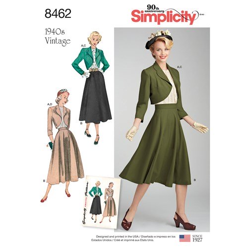 Simplicity Blouse, Skirt and Bolero S8462 - The Fold Line